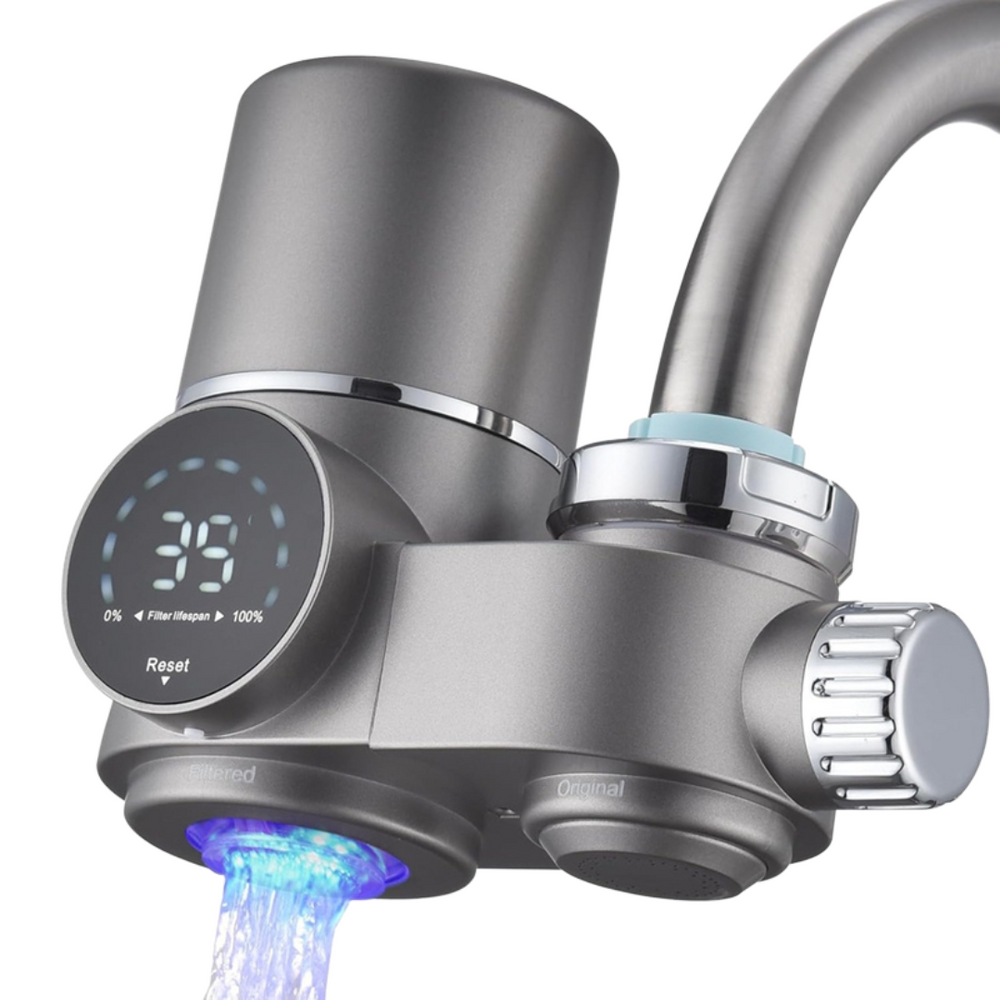 ACQUAPURE™ - Filtro Universale con Purificazione UV e Display Digitale