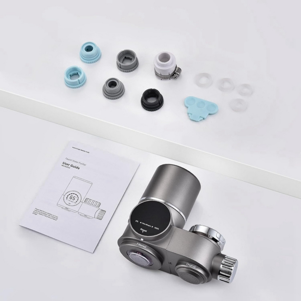 ACQUAPURE™ - Filtro Universale con Purificazione UV e Display Digitale
