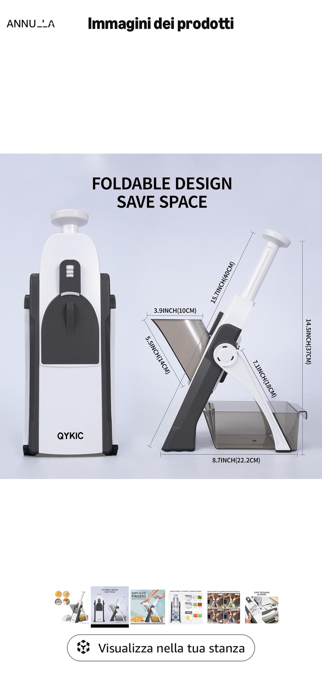 CasaSmart-tagliaverdure 12 in 1