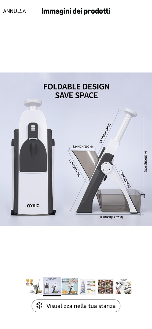 CasaSmart-tagliaverdure 12 in 1
