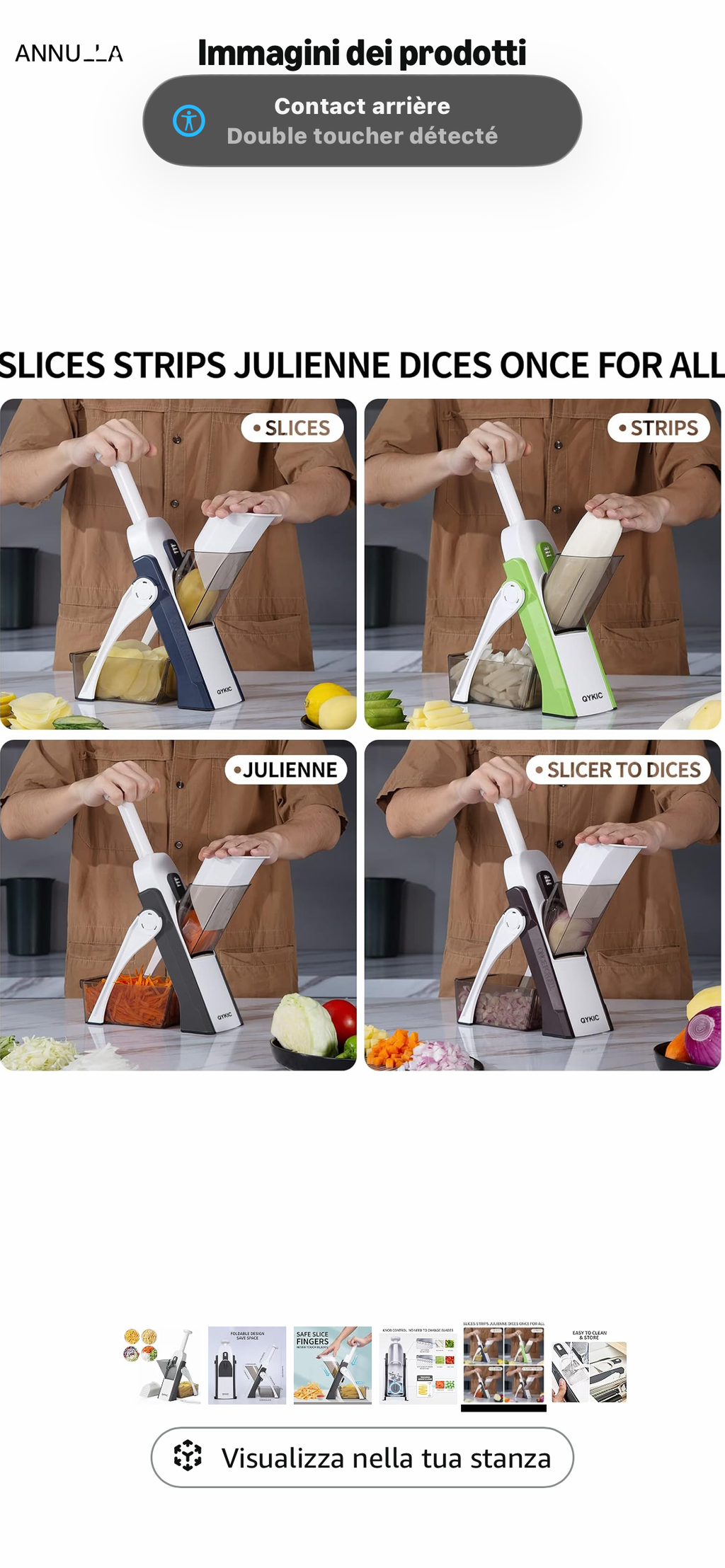CasaSmart-tagliaverdure 12 in 1