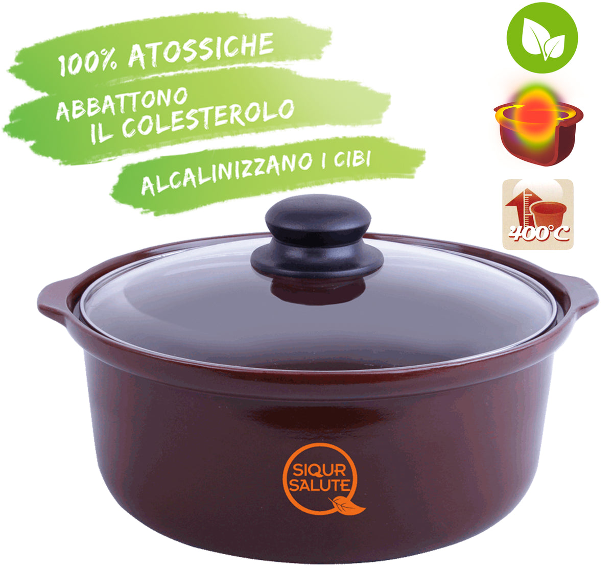 Pot saucepan in Zisha purple clay 16 or 28 cm