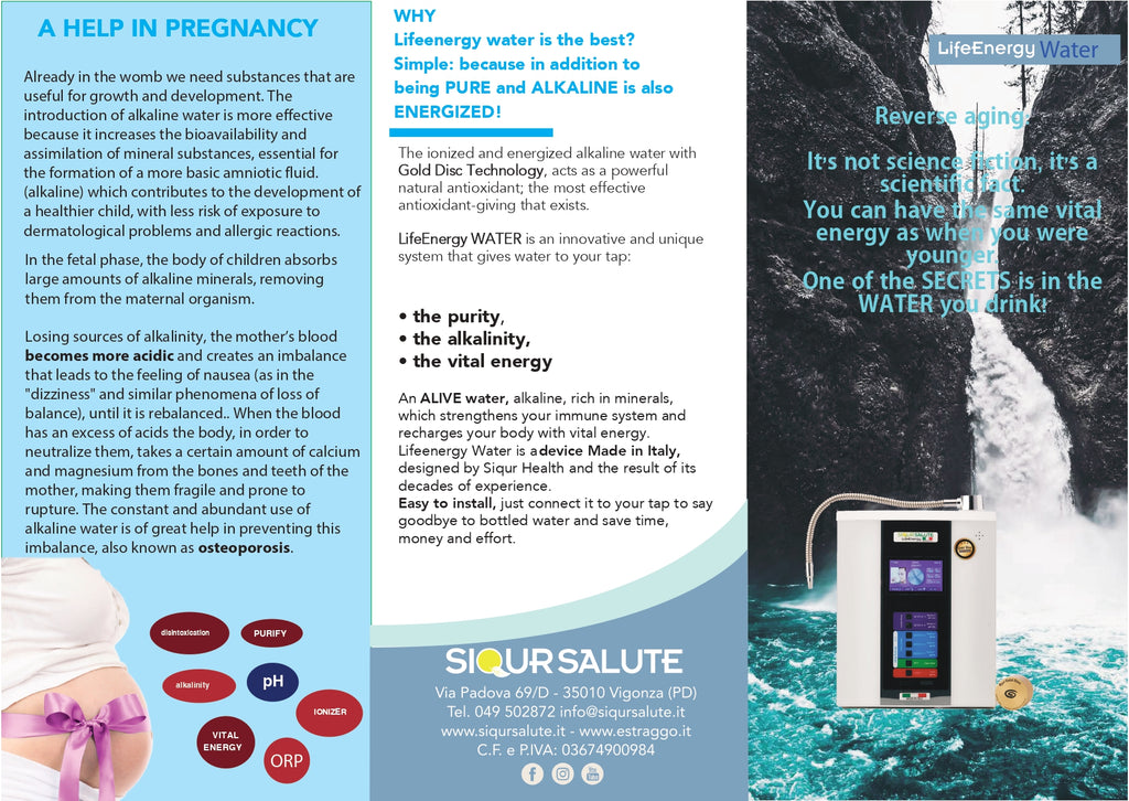 Purifier&Ionizer of water LifeEnergy WATER